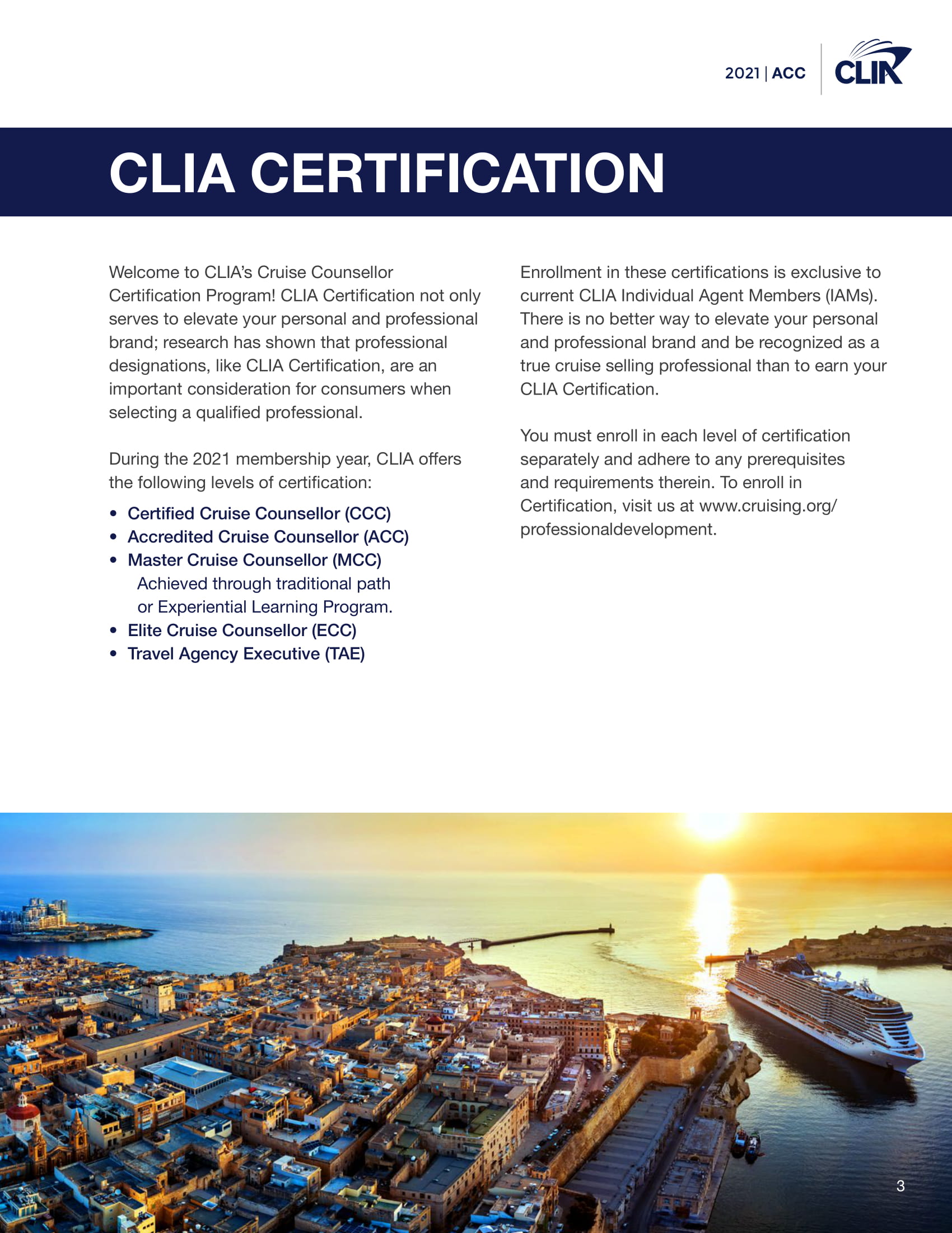 Accredited Cruise Counsellor Program - cliaacclogbook2021-1212020-03